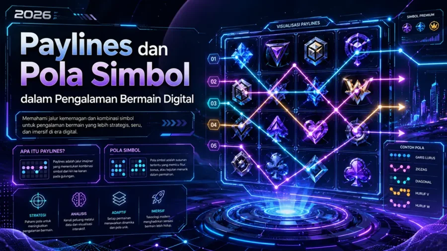 paylines dan pola simbol
